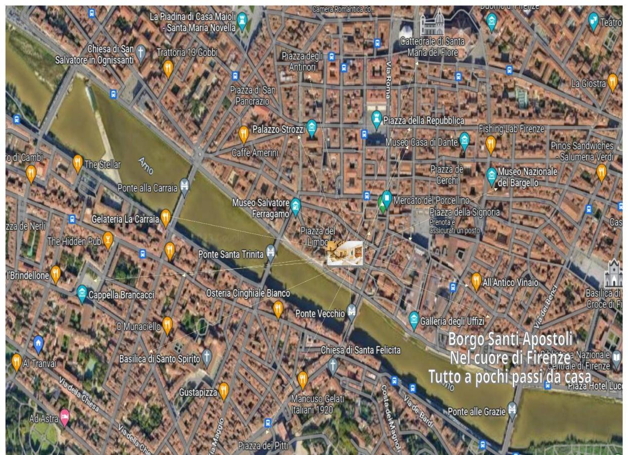 Appartamento Borgo Apostoli Флоренция Экстерьер фото